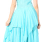 Sakkas Lady Mary Jacquard Corset Style Bodice Lightweight Handkerchief Hem Dress