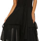 Sakkas Lady Mary Jacquard Corset Style Bodice Lightweight Handkerchief Hem Dress