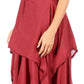 Sakkas Lady Mary Jacquard Corset Style Bodice Lightweight Handkerchief Hem Dress