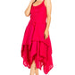 Sakkas Lady Mary Jacquard Corset Style Bodice Lightweight Handkerchief Hem Dress