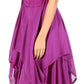 Sakkas Lady Mary Jacquard Corset Style Bodice Lightweight Handkerchief Hem Dress