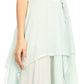 Sakkas Lady Mary Jacquard Corset Style Bodice Lightweight Handkerchief Hem Dress