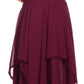 Sakkas Lady Mary Jacquard Corset Style Bodice Lightweight Handkerchief Hem Dress