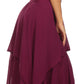 Sakkas Lady Mary Jacquard Corset Style Bodice Lightweight Handkerchief Hem Dress