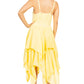 Sakkas Lady Mary Jacquard Corset Style Bodice Lightweight Handkerchief Hem Dress