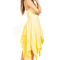 Sakkas Lady Mary Jacquard Corset Style Bodice Lightweight Handkerchief Hem Dress