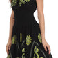 Sakkas Dharini Batik Smocked Empire Waist Dress