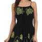 Sakkas Dharini Batik Smocked Empire Waist Dress