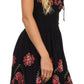 Sakkas Dharini Batik Smocked Empire Waist Dress