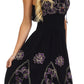 Sakkas Dharini Batik Smocked Empire Waist Dress