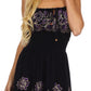 Sakkas Dharini Batik Smocked Empire Waist Dress