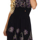 Sakkas Dharini Batik Smocked Empire Waist Dress