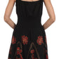 Sakkas Dharini Batik Smocked Empire Waist Dress