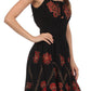 Sakkas Dharini Batik Smocked Empire Waist Dress