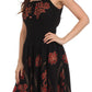 Sakkas Dharini Batik Smocked Empire Waist Dress