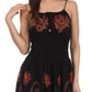 Sakkas Dharini Batik Smocked Empire Waist Dress