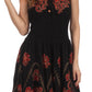 Sakkas Dharini Batik Smocked Empire Waist Dress