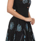 Sakkas Dharini Batik Smocked Empire Waist Dress