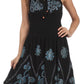 Sakkas Dharini Batik Smocked Empire Waist Dress