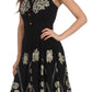 Sakkas Dharini Batik Smocked Empire Waist Dress