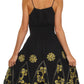 Sakkas Dharini Batik Smocked Empire Waist Dress