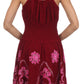 Sakkas Dharini Batik Smocked Empire Waist Dress