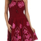 Sakkas Dharini Batik Smocked Empire Waist Dress