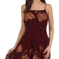Sakkas Dharini Batik Smocked Empire Waist Dress