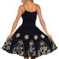 Sakkas Dharini Batik Smocked Empire Waist Dress