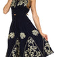 Sakkas Dharini Batik Smocked Empire Waist Dress