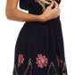 Sakkas Dharini Batik Smocked Empire Waist Dress