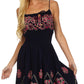 Sakkas Dharini Batik Smocked Empire Waist Dress