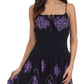 Sakkas Dharini Batik Smocked Empire Waist Dress