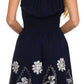Sakkas Dharini Batik Smocked Empire Waist Dress