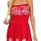 Sakkas Dharini Batik Smocked Empire Waist Dress