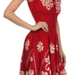 Sakkas Dharini Batik Smocked Empire Waist Dress