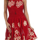 Sakkas Dharini Batik Smocked Empire Waist Dress