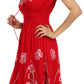 Sakkas Dharini Batik Smocked Empire Waist Dress