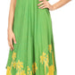 Vestido Caftán/Pareo de Manga Corta Sakkas Batik Palmera