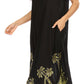 Vestido Caftán/Pareo de Manga Corta Sakkas Batik Palmera