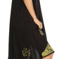 Vestido Caftán/Pareo de Manga Corta Sakkas Batik Palmera