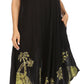 Vestido Caftán/Pareo de Manga Corta Sakkas Batik Palmera