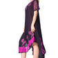 Vestido Caftán/Pareo de Manga Corta Sakkas Batik Palmera