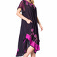 Vestido Caftán/Pareo de Manga Corta Sakkas Batik Palmera