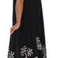 Vestido Caftán/Pareo de Manga Corta Sakkas Batik Palmera