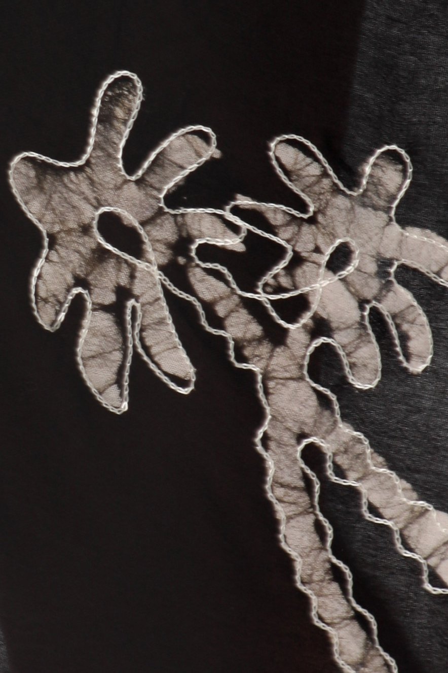 Vestido Caftán/Pareo de Manga Corta Sakkas Batik Palmera
