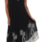 Vestido Caftán/Pareo de Manga Corta Sakkas Batik Palmera