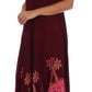 Vestido Caftán/Pareo de Manga Corta Sakkas Batik Palmera
