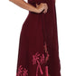 Vestido Caftán/Pareo de Manga Corta Sakkas Batik Palmera