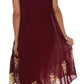 Vestido Caftán/Pareo de Manga Corta Sakkas Batik Palmera